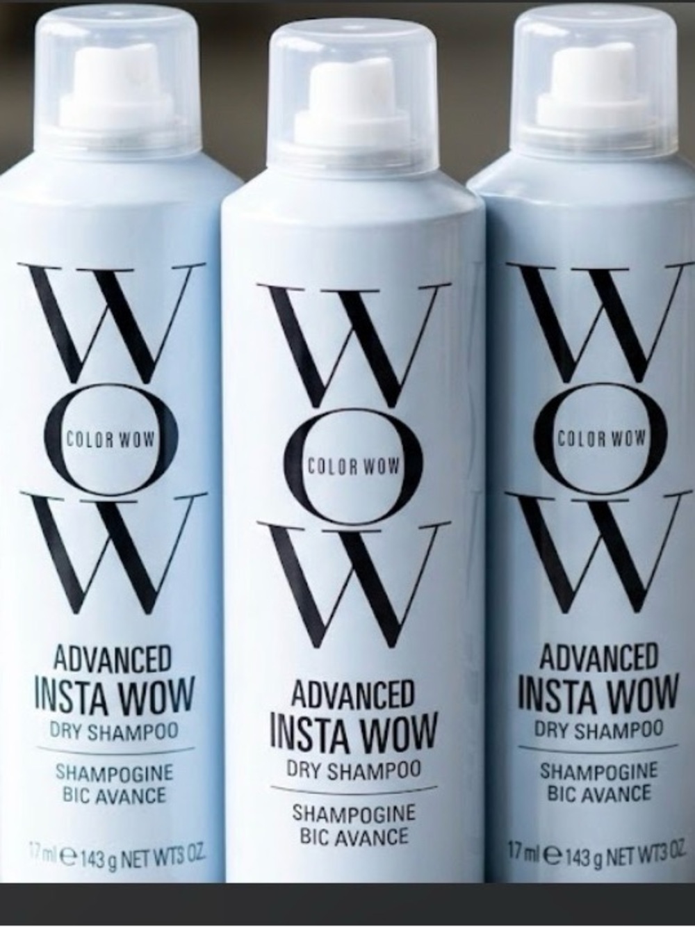 Advanced Insta WOW Dry Shampoo - 3 cans